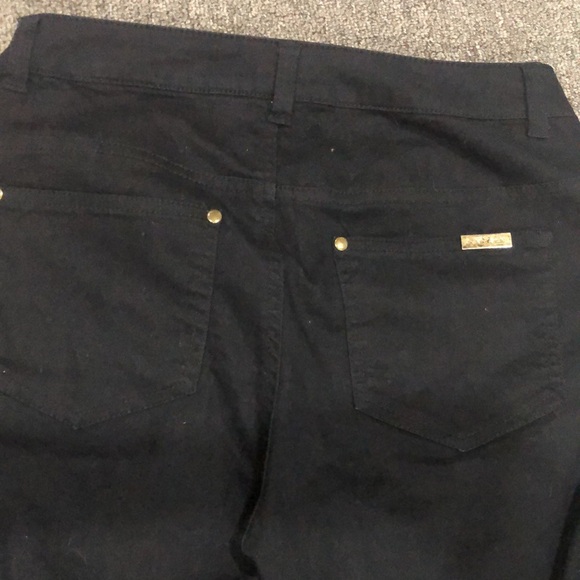 Iman Global Chic 360 Jeans Black Sz 4 Zip Ankle NWOT - Picture 6 of 9